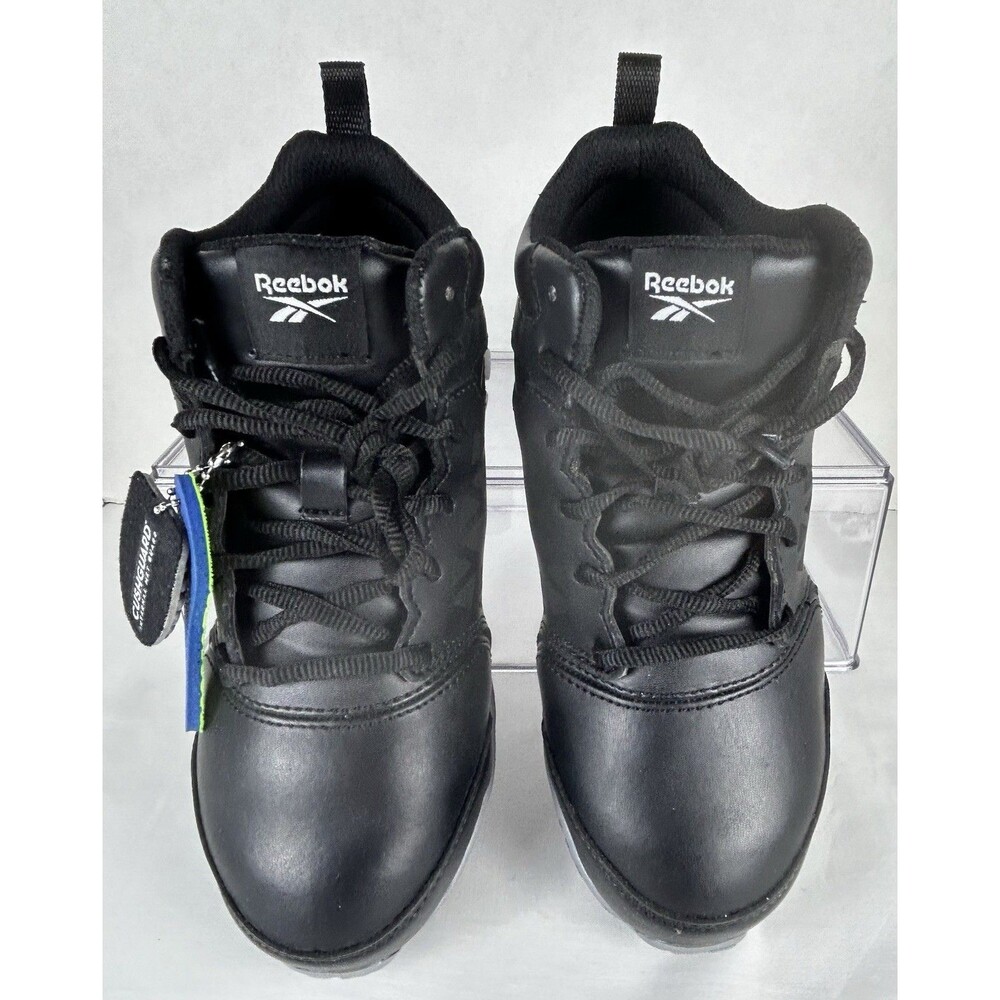 Reebok Sublite RB4143 Unisex Men 4 Women 6 Black Leather Alloy Toe Safety Boots